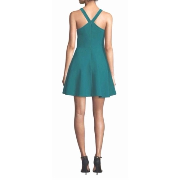 Likely Ashland Blue Halter Mini Dress Size 4 - Picture 2 of 11